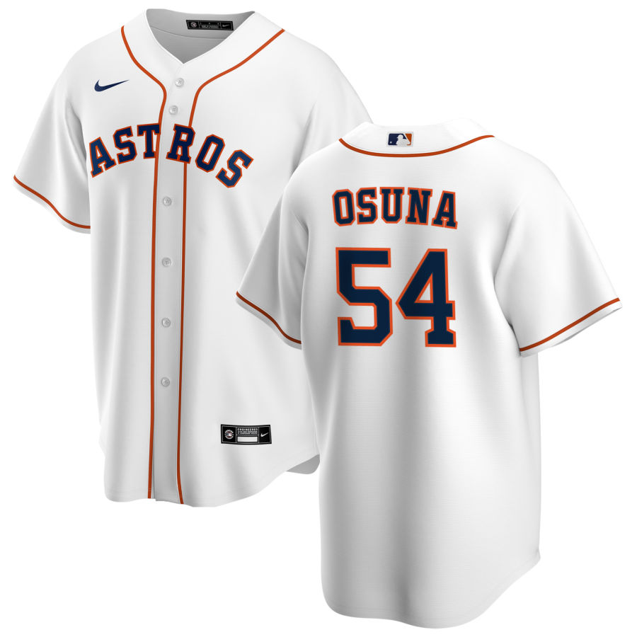 Nike Men #54 Roberto Osuna Houston Astros Baseball Jerseys Sale-White